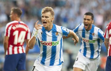 Gol 1-0 de Odegaard 