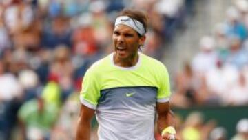 FIRME. Rafa Nadal se deshizo del estadounidense Donald Young y ya está en octavos de Indian Wells.