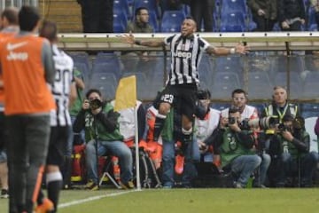 Arturo Vidal anotó el 1-0 sobre la Sampdoria 