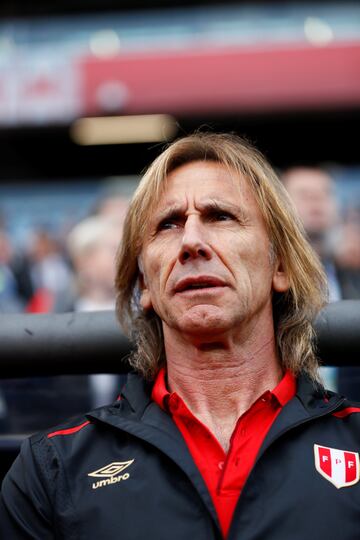 Ricardo Gareca, seleccionador de Perú.