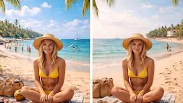 Vacation Day 1 vs Day 3 – artist's impression