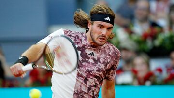 Stefanos Tsitsipas, en el Mutua Madrid Open.