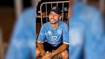 Un hincha de Racing partió el 12 de noviembre desde Buenos Aires, recorrió más de 1.000 kilómetros y recibió un gesto inolvidable al llegar a Paraguay.