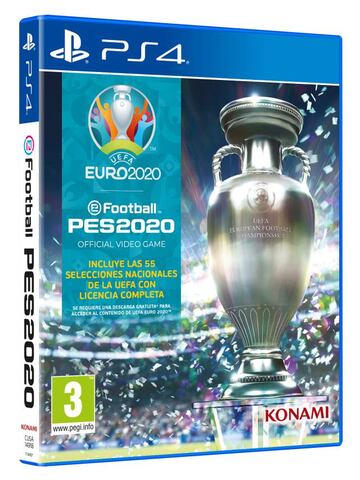 Portada de la edici&oacute;n limitada de eFootaball PES 2020. 