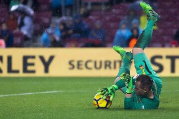 Ter Stegen es el portero menos goleado de la Liga.