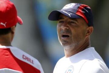 El primer día de trabajo de los seleccionados en Juan Pinto Durán.