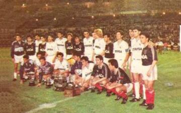 28 de agosto de 1991: Colo Colo cae 6-1 ante Real Madrid en Espa&ntilde;a, en partido por el Trofeo Santiago Bernab&eacute;u.