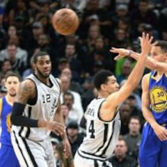 Los Spurs funden a los Warriors del peor Curry (1/12 en triples)