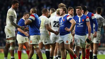 Inglaterra saca el rodillo en Le Crunch ante una Francia pobre