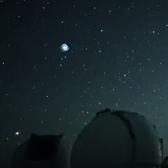 La extraña formación en el cielo de Hawái