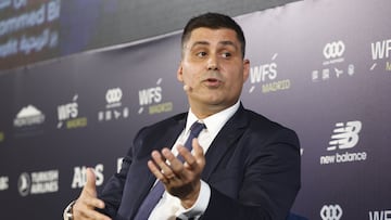 15/10/25 EVENTO WORLD FOOTBALL SUMMIT 2025 MADRID
David Aganzo, presidente de la Asociación de Futbolistas Españoles (AFE)