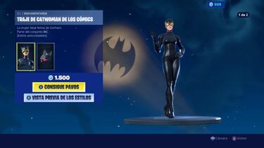 Fortnite: Batman y Catwoman reciben skins y Gotham llega a la isla
