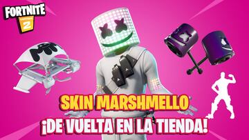 Fortnite: Marshmello regresa a la tienda por tiempo limitado