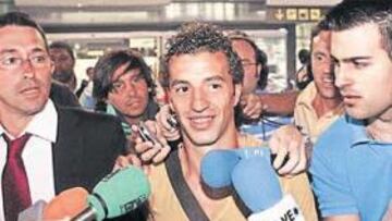 Simao en el aeropuerto.