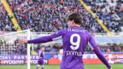 Dusan Vlahovic (Fiorentina)during the italian soccer Serie A match ACF Fiorentina vs US Salernitana on December 11, 2021 at the Artemio Franchi stadium in Florence, Italy - Photo Lisa Guglielmi/LiveMedia
 AFP7 
 13/12/2021 ONLY FOR USE IN SPAIN