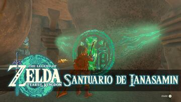 the legend of zelda tears of the kingdom nintendo switch guia santuario ianasamin