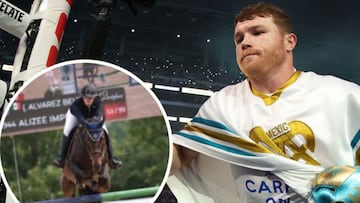 Collage de Canelo y su hija mayor, Emily Cinnamon.