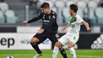 Partido de Serie A entre Juventus y Sassuolo