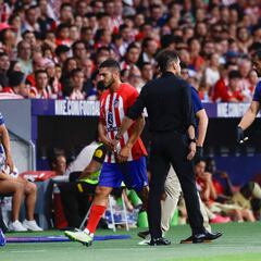 El Atlético, a baja por día