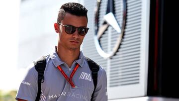 BUDAPEST, HUNGARY - JULY 23: Pascal Wehrlein of Germany and Manor Racing walks in the Paddock before qualifying for the Formula One Grand Prix of Hungary at Hungaroring on July 23, 2016 in Budapest, Hungary. (Photo by Charles Coates/Getty Images)