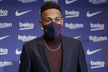 Presentación de Aubameyang como nuevo jugador del Fútbol Club Barcelona. 
