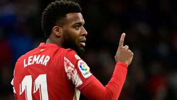 Lemar en el Atlético-Alavés de la 21-22.