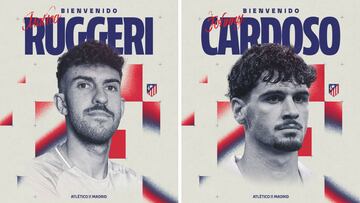 Sigue en directo la presentación de Cardoso y Ruggeri como nuevos fichajes del Atlético de Madrid