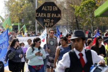 Así fue la marcha "No + AFP"