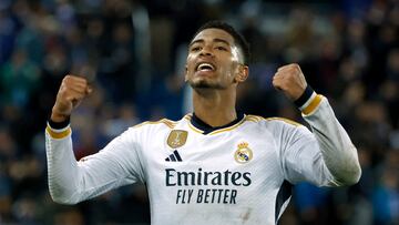 Soccer Football - LaLiga - Deportivo Alaves v Real Madrid - Estadio Mendizorroza, Vitoria-Gasteiz, Spain - December 21, 2023 Real Madrid's Jude Bellingham celebrates after the match REUTERS/Vincent West