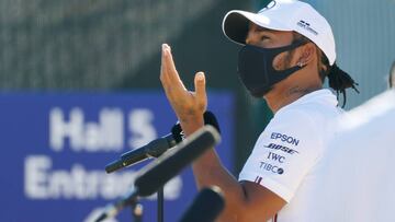 Hamilton en Silverstone.