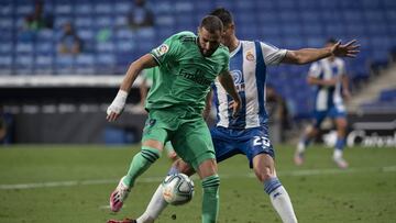 28/06/20  PARTIDO PRIMERA DIVISION 
 CORONAVIRUS COVID19 
 ESPANYOL - REAL MADRID 
 PRIMER GOL CASEMIRO 0-1 TACON BENZEMA