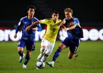 Japón y Colombia se enfrentan por la segunda fecha de la Copa del Mundo Sub 20 en el Estadio Único Diego Armando Maradona.