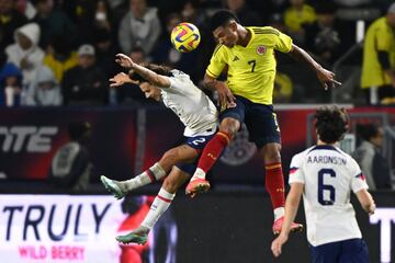 La Selección Colombia enfrentó a Estados Unidos en partido amistoso en el Dignity Health Sports Park.