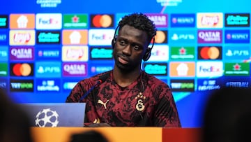Davinson Sánchez palpita el Galatasaray vs. Liverpool.