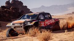 Un grave accidente pone fin al Dakar de Isidre Esteve