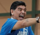 La secuencia de la locura de Maradona en el palco