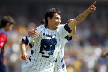 Jugó con Pumas del Apertura 2007 al Apertura 2008