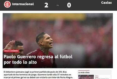 La prensa nacional se deshace en elogios en la vuelta de Guerrero