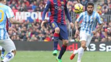 Busquets, durante el partido.