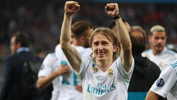 El centrocampista croata del Real Madrid, Luka Modric.
