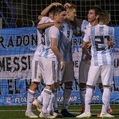 La Argentina de Scaloni y Aimar exhibe talento ante Venezuela