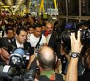 Las primeras imágenes de la llegada de Keylor Navas a Madrid