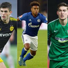 Futuro brillante: 15 futbolistas sub 21 de USA en Europa