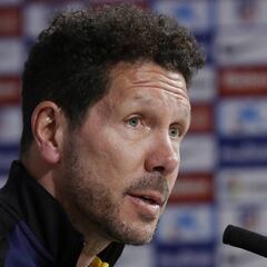 Simeone: "No me preocupa la sequía de los delanteros"