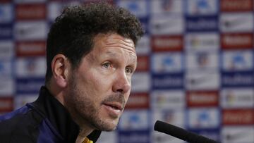 Simeone: "No me preocupa la sequía de los delanteros"