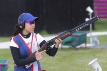 La tiradora de skeet no pudo alcanzar la final de la competencia y por ende, quedó sin chances de clasificar en esta oportunidad a los Juegos Olímpicos, pero cerró su actuación con un bronce.