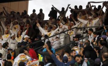 Gran ambiente en el Stade de Marrakech. 