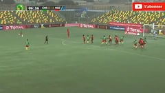 El hijo de Eto'o se sale en la Copa África Sub-20: golazo escandaloso de libre directo