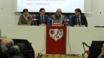 rashorras, Raúl Martín, Paco y Luis Yáñez, en el acto de ayer.