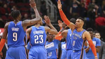 Westbrook y Paul George: 'doble triple-doble' y récord histórico